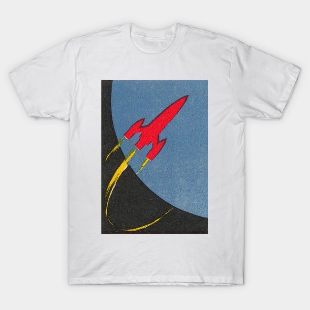 Vintage Soviet Spaceship Illustration //// Minimal Graphic Design T-Shirt by DankFutura